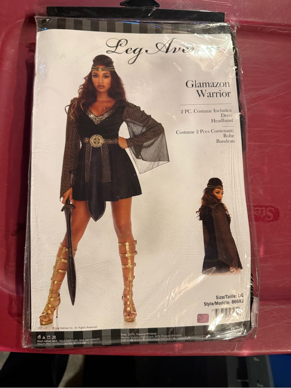 Glamour warrior costume